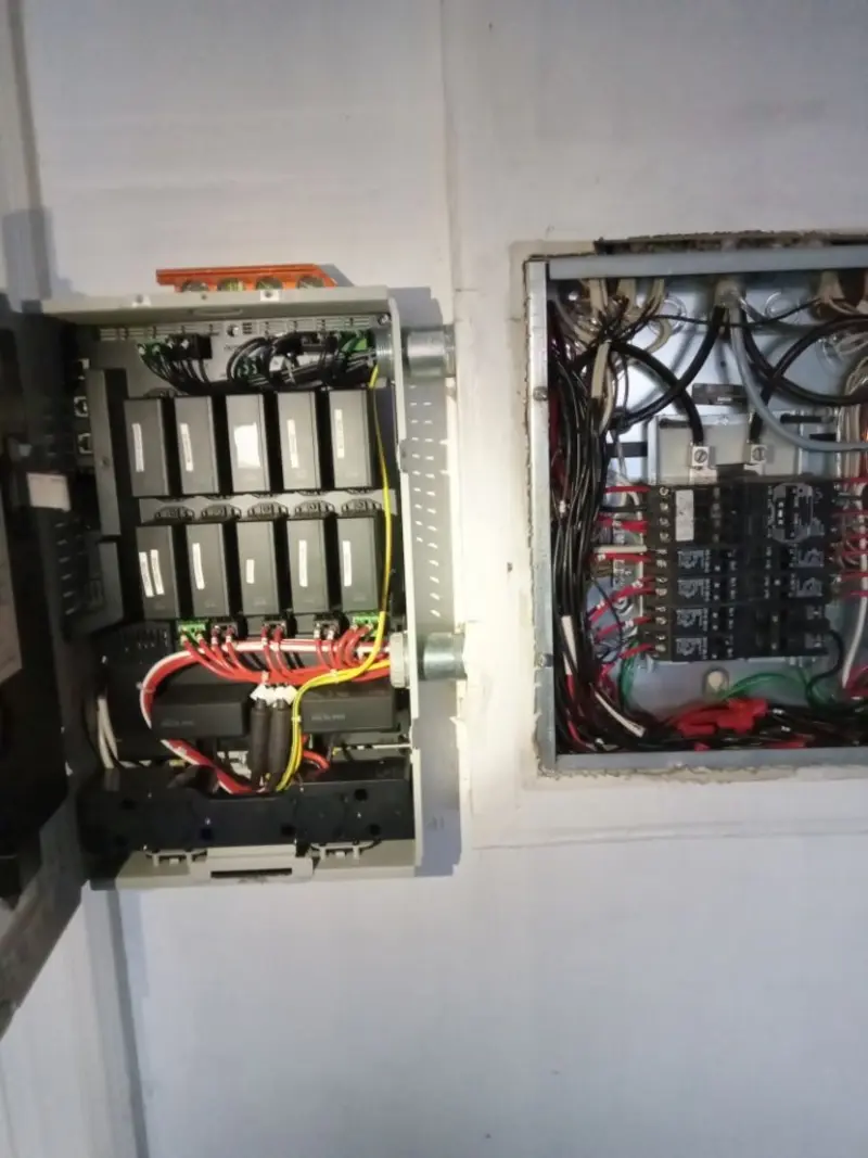 Electrical panel upgrade completed for Security Camera Wiring in Swissvale